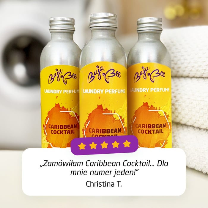 Perfumy do prania - Caribbean Cocktail, 250 ml, 50 prań