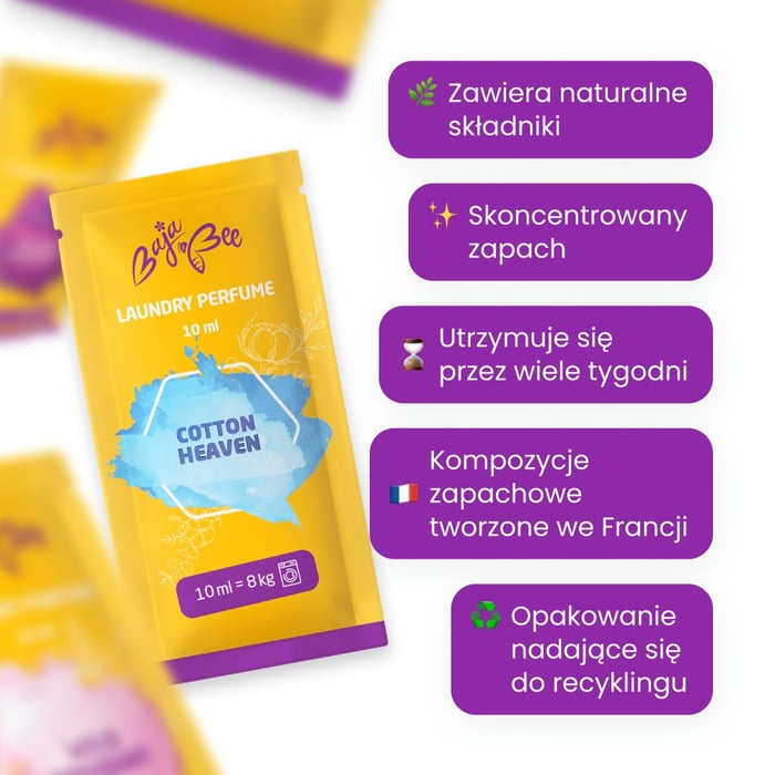 Próbki perfum do prania - 5 szt. x 10 ml