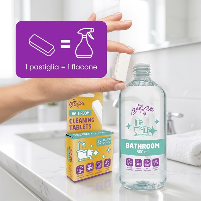 Anticalcare bagno in pastiglie ECO – 1 pz., profumo di limone