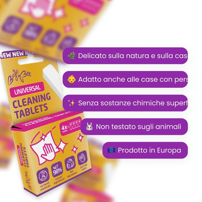 Kit iniziale - pastiglia detergente multiuso 1 pz. + flacone