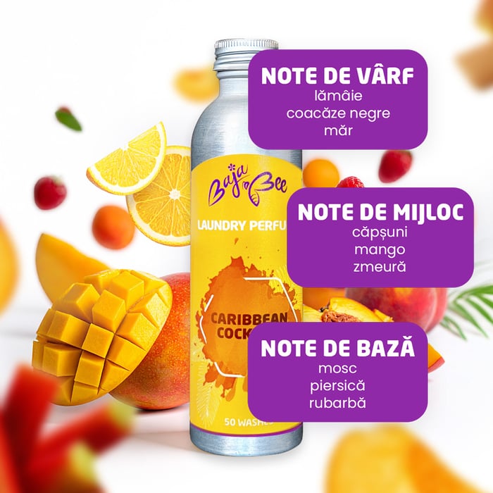 Parfum de rufe - Caribbean Cocktail, 500 ml, 100 de spălări