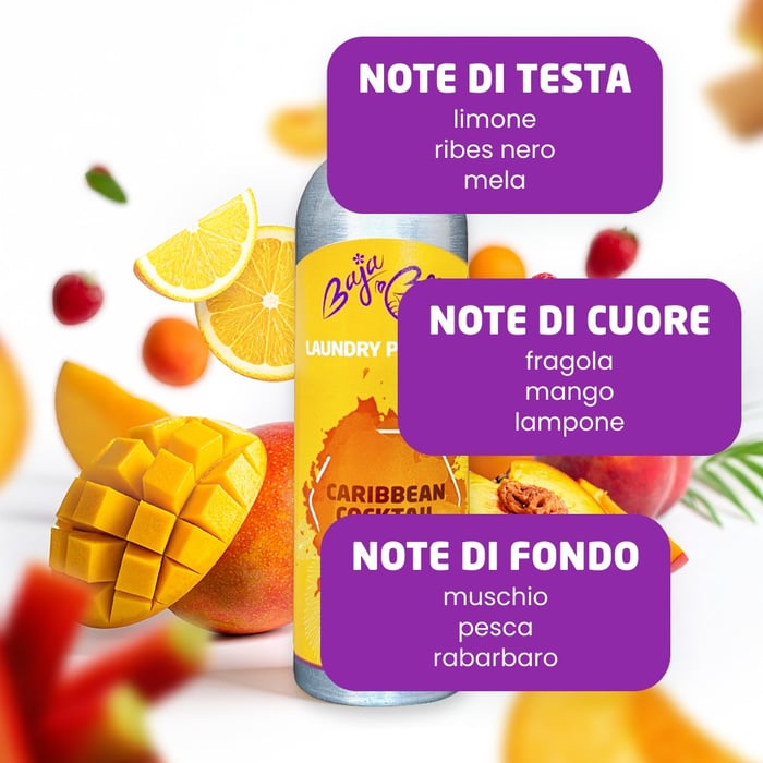 Profumatore per bucato - Caribbean Cocktail, 250 ml, 50 lavaggi