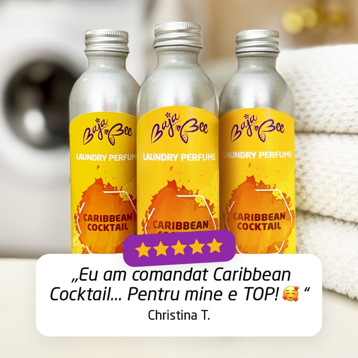 Parfum de rufe - Caribbean Cocktail, 500 ml, 100 de spălări