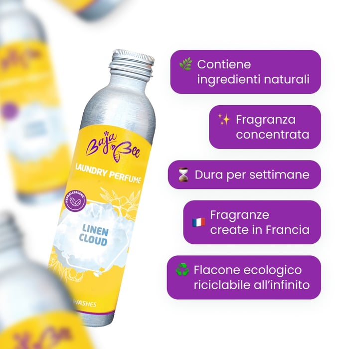 Profumatore per bucato - Linen Cloud, 250 ml, 50 lavaggi