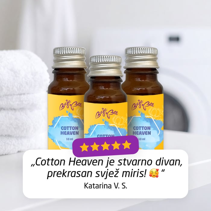 Uzorak parfema za rublje - Cotton Heaven, 10 ml