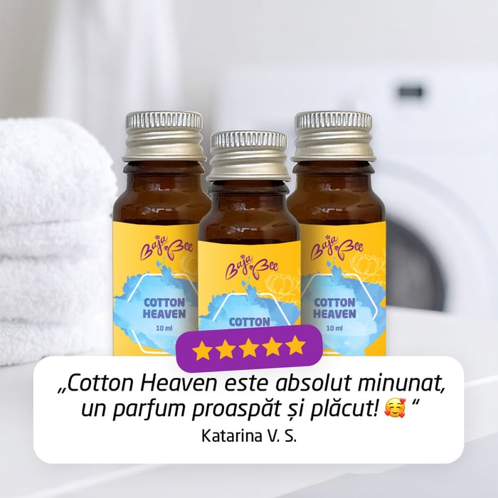 Mostră de parfum de rufe - Cotton Heaven, 10 ml